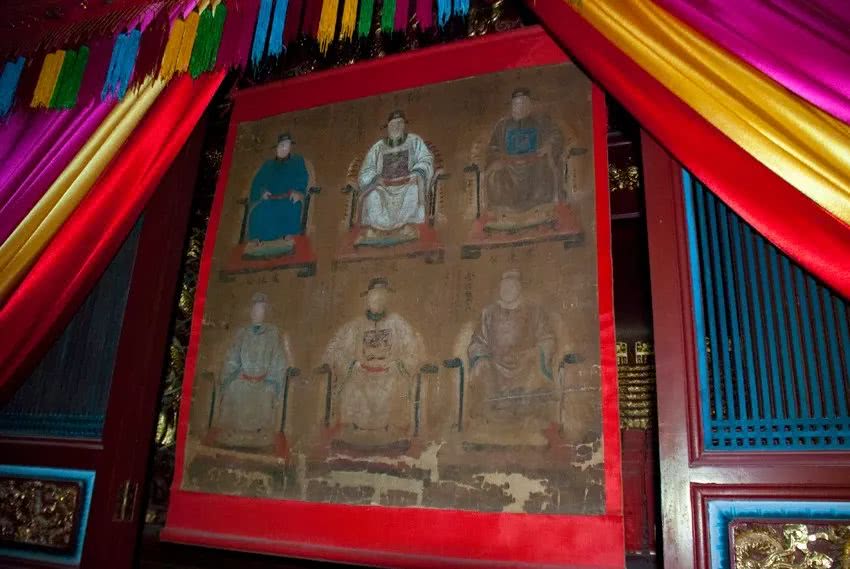 龙海论坛伍如若画作六桂堂始祖圣帧画像